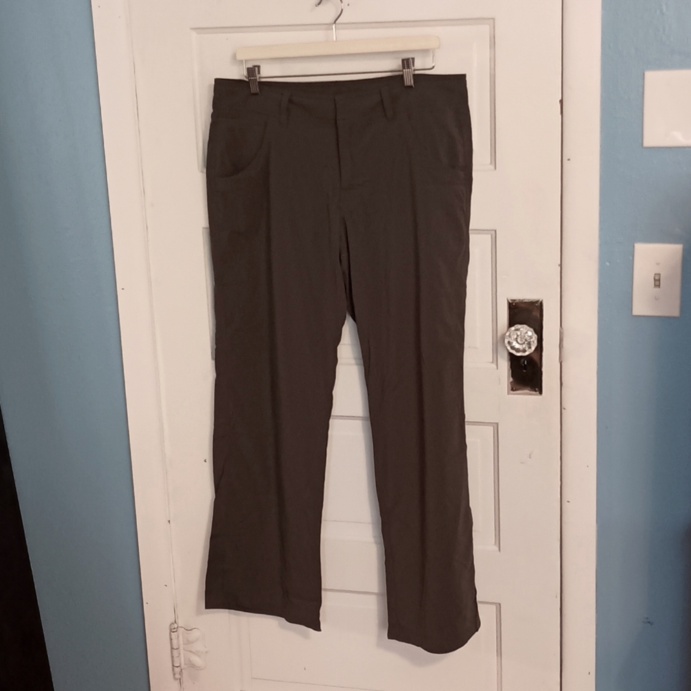 Lucy Grey Sporty Pants Stretch Wide leg Large